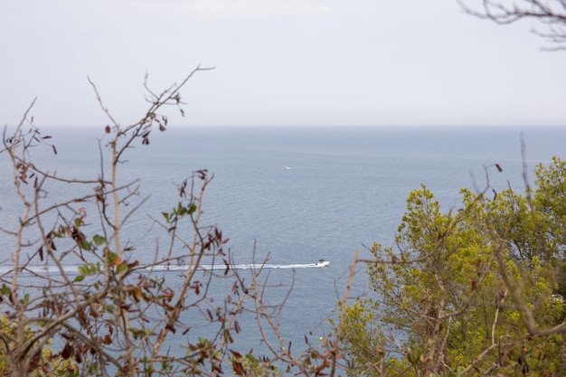 Uno de los pocos lugares donde el hombre puede vivir en la belleza de la naturaleza. Captura recortada de una ciudad en la costa.