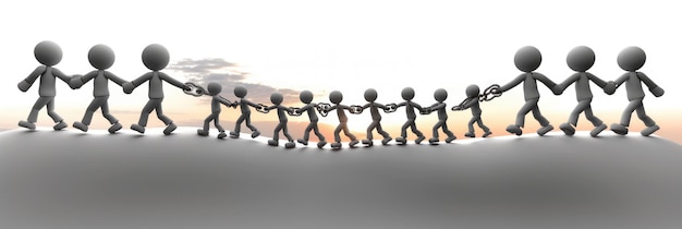 Foto poder do trabalho em equipa sinergia colaborativa impulsionando o sucesso fomentando a unidade confiança e eficiência alcançando objetivos juntos força na diversidade e esforço coletivo para realizações compartilhadas