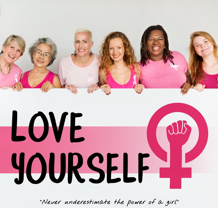 Foto el poder de las mujeres, el feminismo, el concepto de igualdad de oportunidades