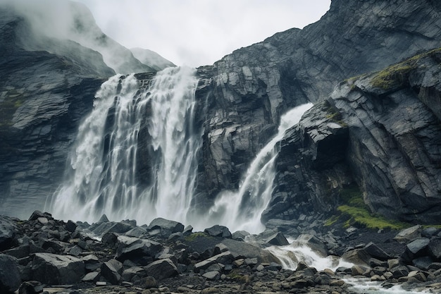 El poder puro de una cascada