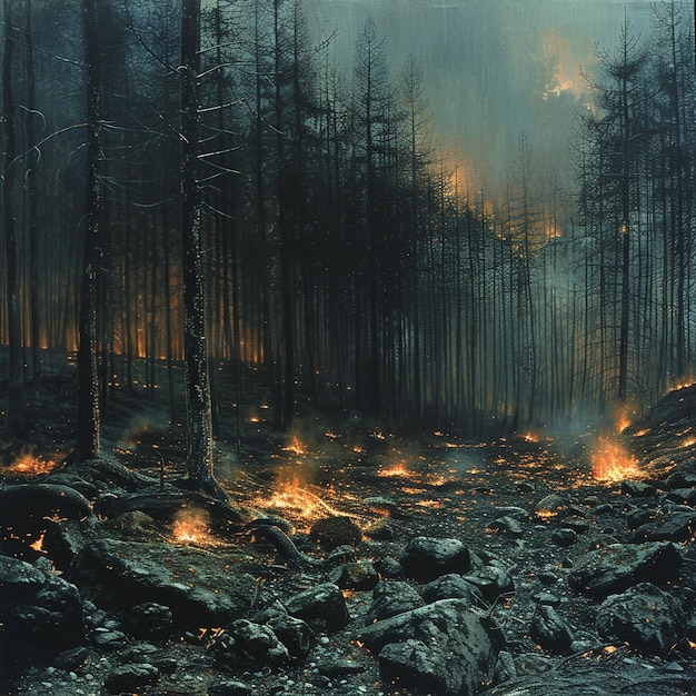 El poder silencioso de un bosque recuperándose de un incendio