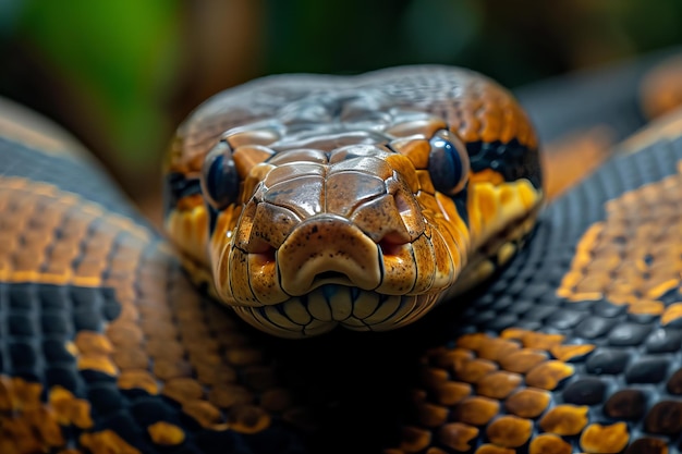 Poderosa macro de la serpiente Anaconda Generar Ai