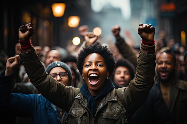 Una poderosa narrativa de disturbios sociales donde los individuos se unen para levantar sus voces y