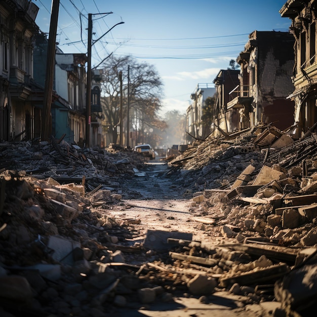 Poderoso terremoto que muestra el impacto devastador de las fuerzas sísmicas en las estructuras