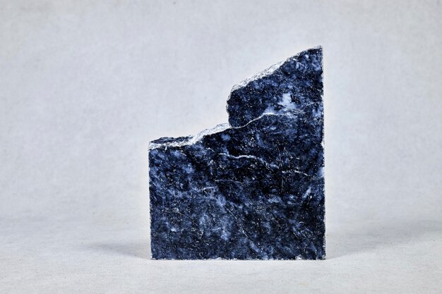 podio de mármol azul o belleza de piedra promoción del producto vitrina de cosméticos de belleza