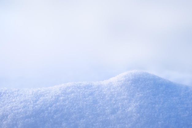 Pódio natural do monte de neve para exibição de maquete ou apresentação de tema de publicidade de produtos