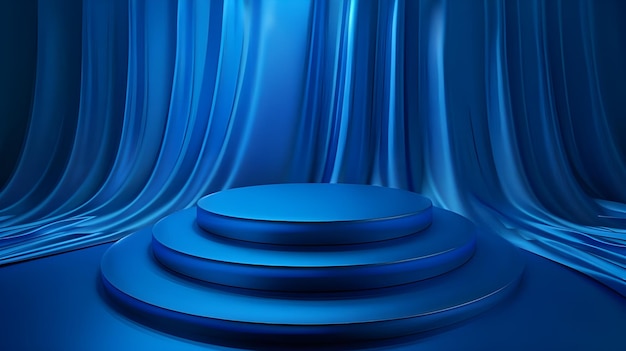 Podium realista en 3D para la exhibición de sus productos Exhibición para mostrar productos cosméticos en una exhibición de pedestal