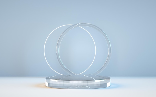 Podiumskulisse für die 3D-Darstellung der Produktanzeige