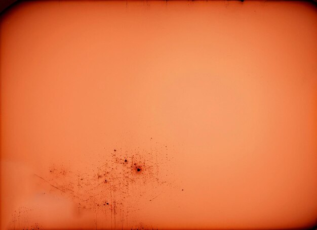 Foto poeira e arranhões deign laranja grunge fundo abstrato