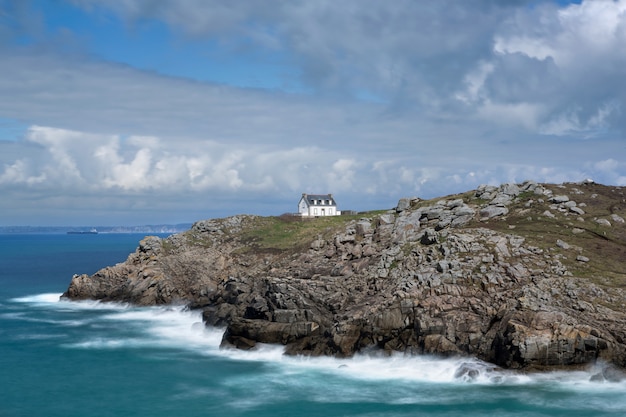 Pointe du Millier em Beuzec Cap Sizun, Bretanha, França