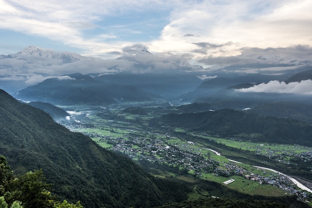 pokara Berge Katmandu Himalajas