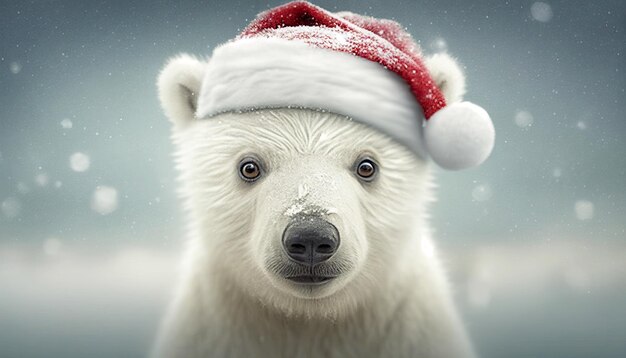 Polar Bear Cub Generative KI