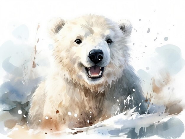 Polar bear illustration