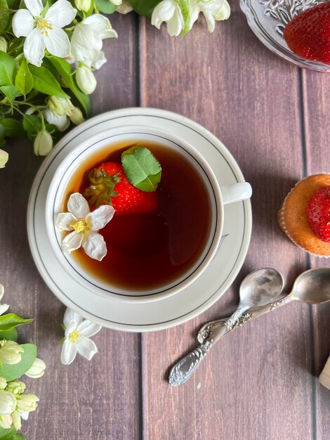 policía de té