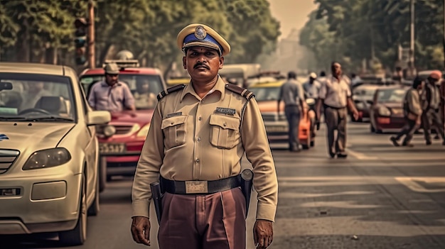 Foto el policía.