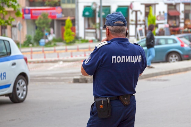 Policial búlgaro em Varna