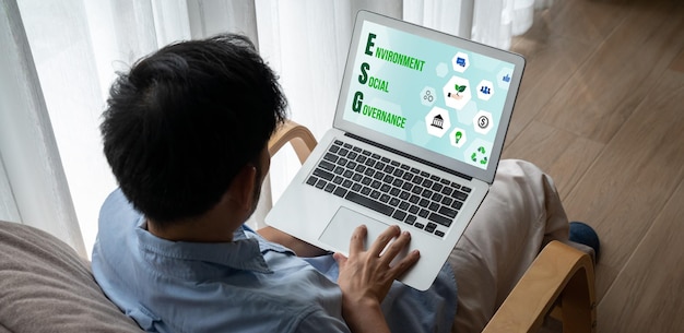 La política de gobernanza social ambiental ESG para las empresas de moda para establecer un estándar para lograr una alta puntuación ESG