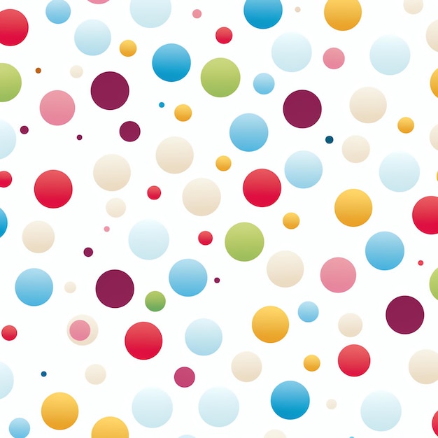 Polka Dot Hintergrunddesign nahtloses Muster