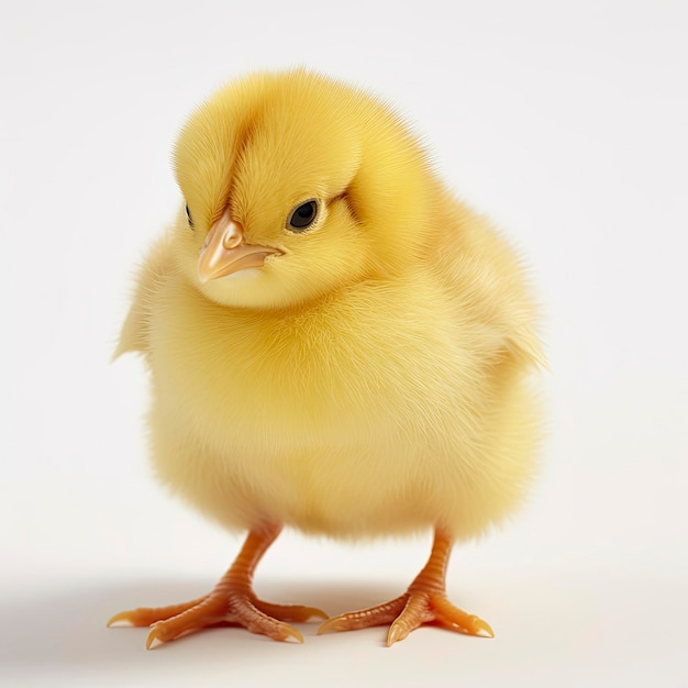 un pollito amarillo