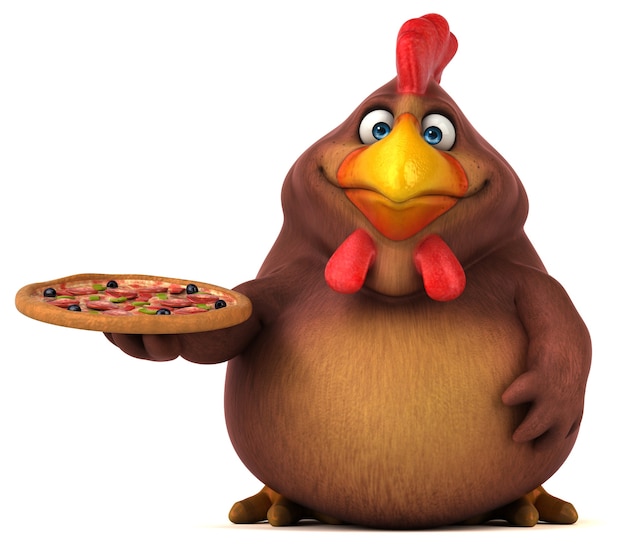 pollo divertido