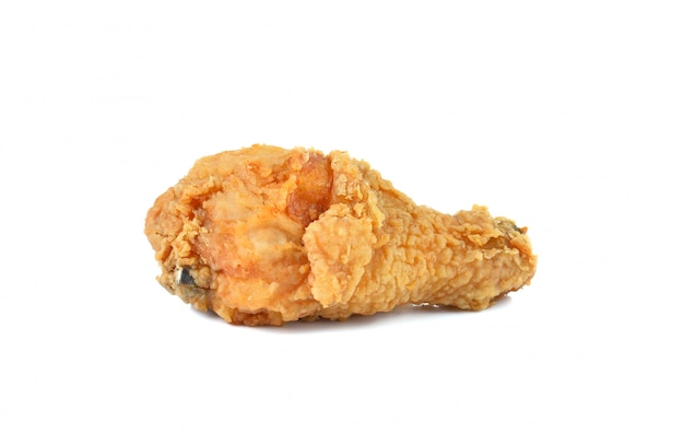 Pollo frito aislado