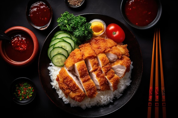 Pollo Katsu comida japonesa