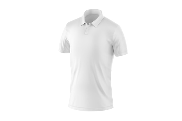 Polo masculina branca com logo na frente