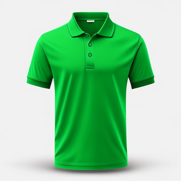 Polo-T-Shirt-Mockup aus der Vorderseite