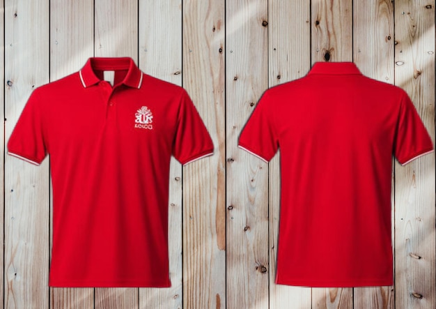 Polo-T-Shirt-Mockup für das Design