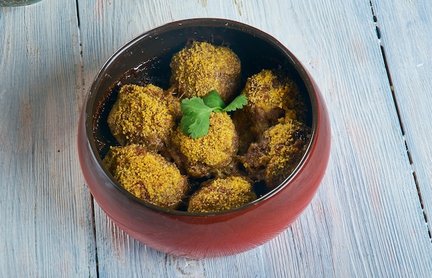 Polpette di carne, almôndegas de carne picada fritas