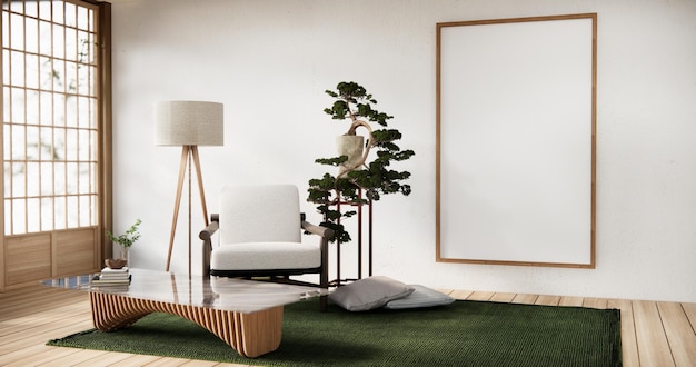 Foto poltrona design minimalista estilo japonês