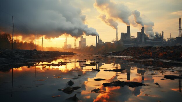 Foto poluição ambiental