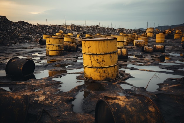 Poluição por petróleo, gasolina, produtos químicos industriais tóxicos, resíduos químicos, desastres ambientais, ecologia, problemas de vida.