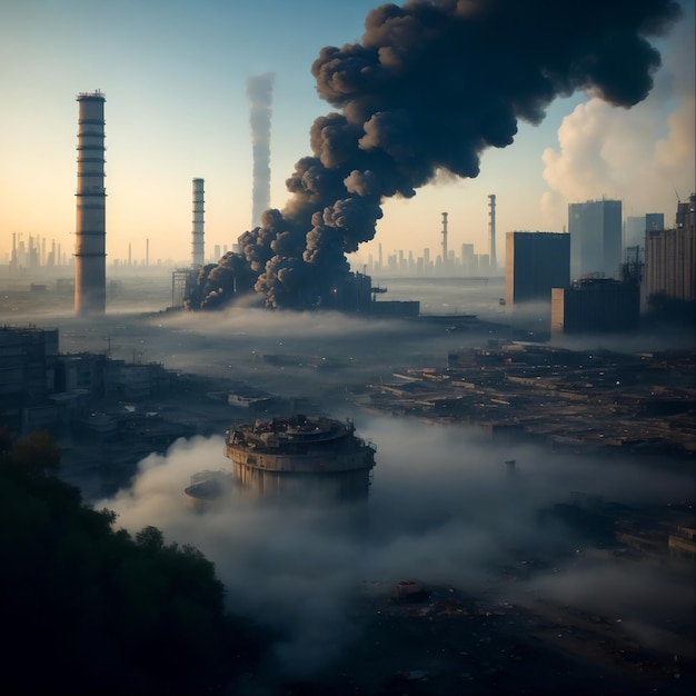 Poluição urbana e IA geradora de danos ambientais