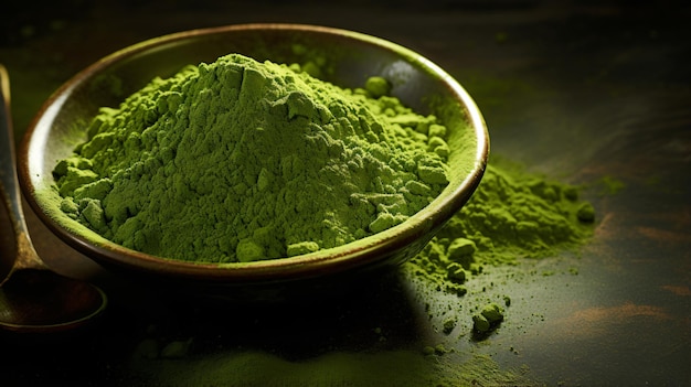 Polvo de chlorella verde