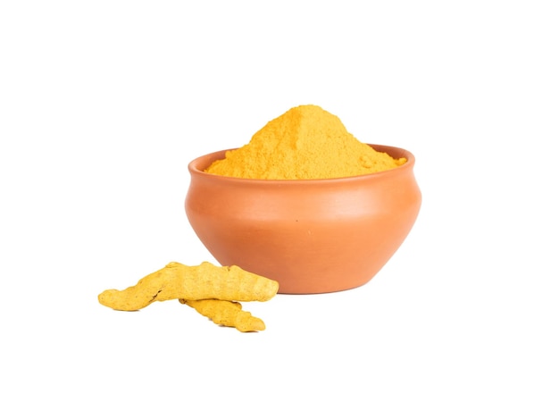 Polvo de cúrcuma o haldi en polvo también conocido como curcuma longa linn