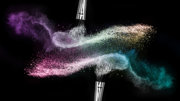 Polvo de galaxia y difusión de color de nebulosa