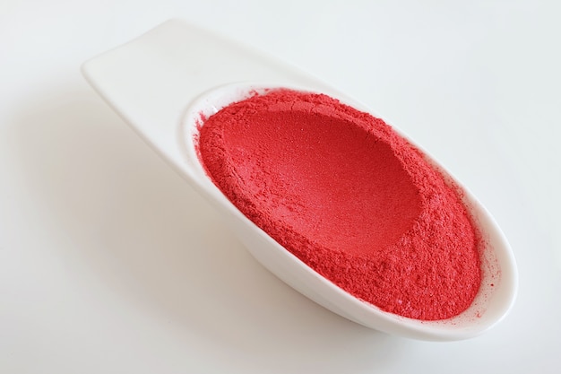 Polvo pigmento mica roja cosméticos