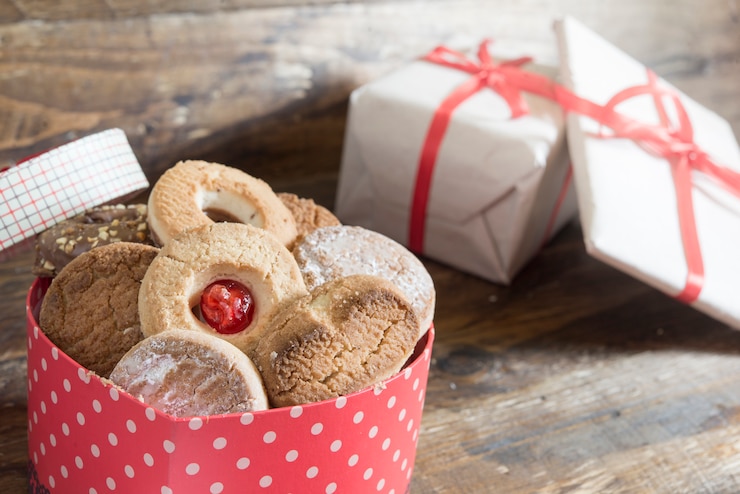 Foto polvorones comida típica natal