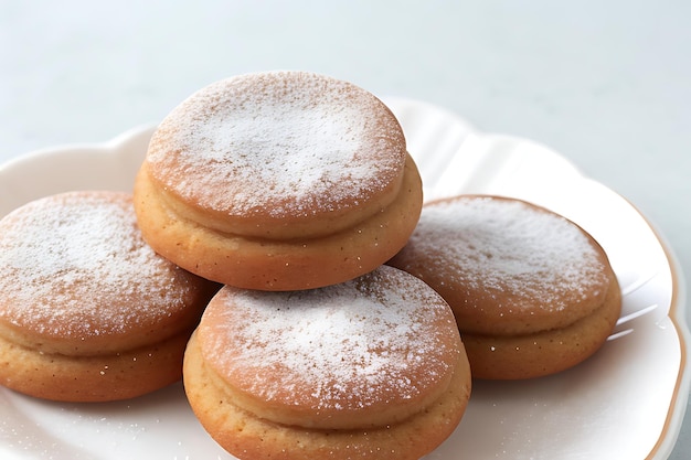 Polvorones de Canele Zimtkekse