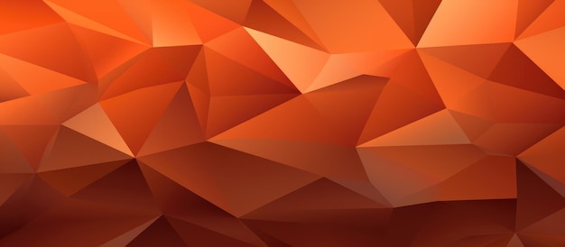 Polygonales dunkelorange dreieckiges Muster im Origami-Stil für Geschäftsdesign