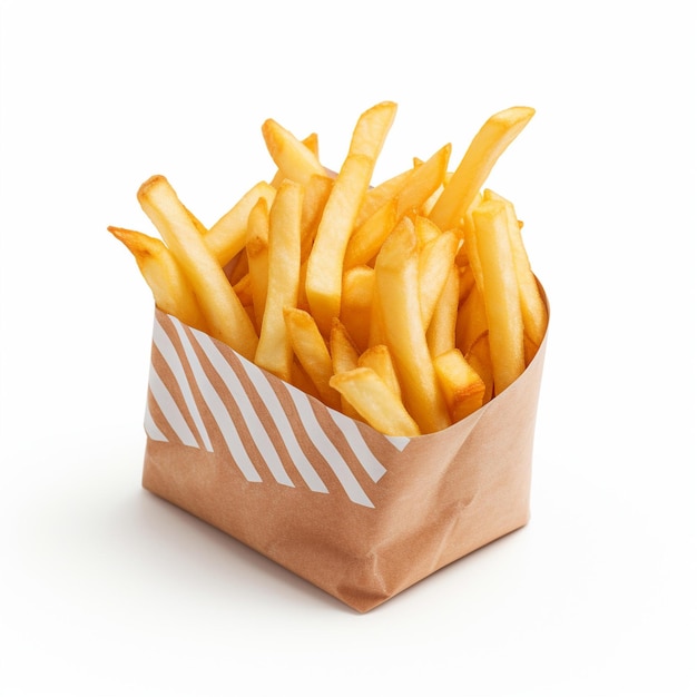 Pommes Frites, gebratene Kartoffeln, knusprig