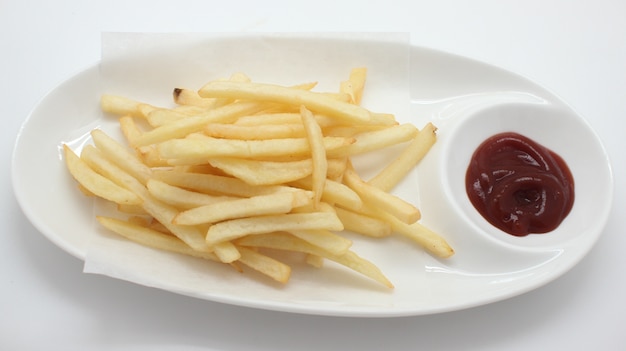 Pommes Frites ist ein Lieblings-Junk-Food.