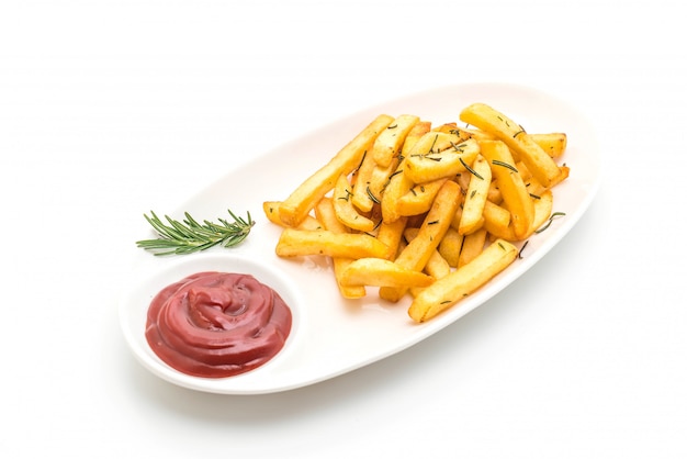 Pommes Frites mit Soße