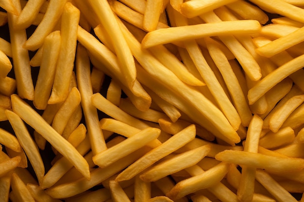 Pommes-Frites-Textur-Hintergrund