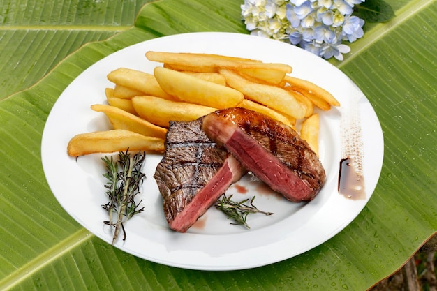 Pommes mit brasilianischem Picanha