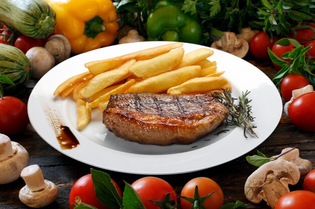 Pommes mit brasilianischem Picanha