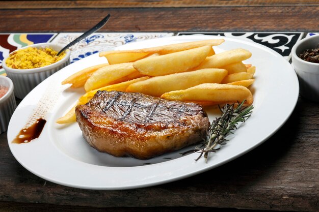 Pommes mit brasilianischem Picanha