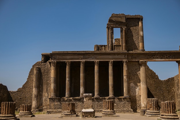 Pompéia Itália antiga casa da cidade de Romulus e Remus