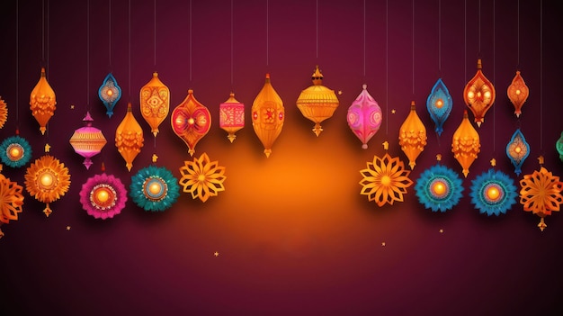 Pongal-Lampe dekoriert für Diwali-Feier